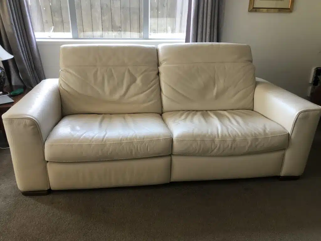 Leather Care Question: what's the safest way to remove Marker Stain and  generally renew chesterfield Leather sofa? The sofa has a lot of fading-  anything thing we can do to renew the